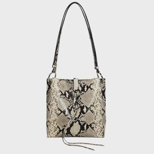 Rebecca Minkoff Minkoff Megan Small Feed Leather Bag Python Snake